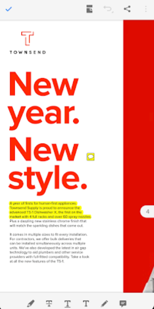 screenshot of Adobe Acrobat Reader